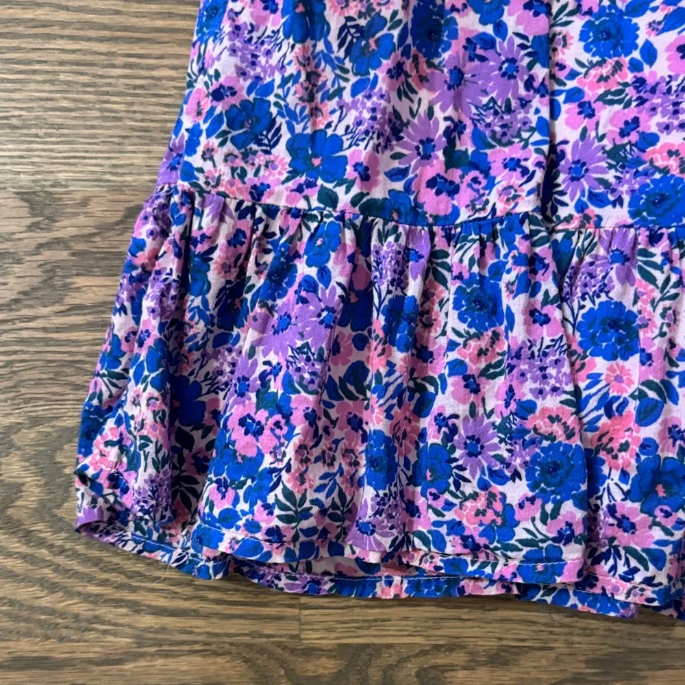 Vineyard Vines Purple Floral Kids Dress - Picture 3 of 4